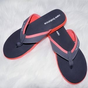 new balance solace womens cushioned sport flip flops